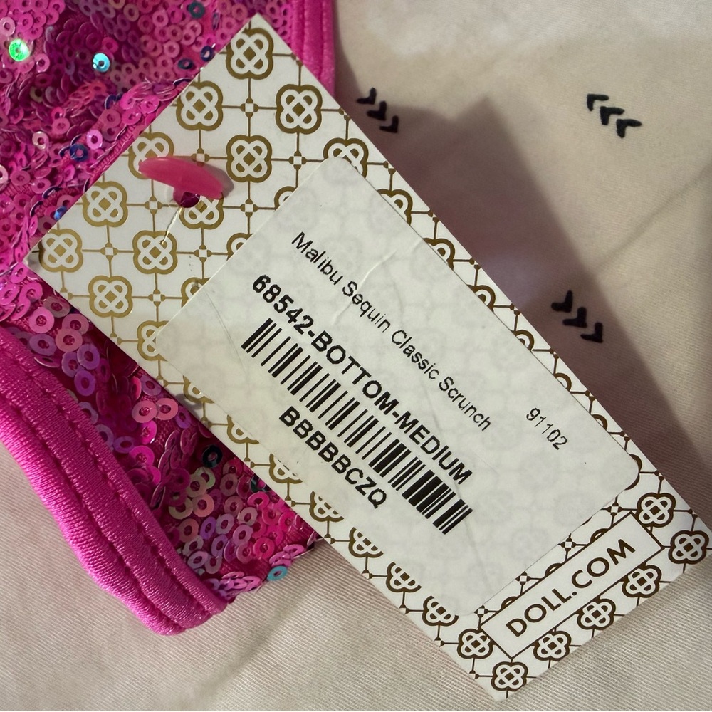 💕DOLL Malibu Sequin Classic Crunch💕 - Picture 6 of 7